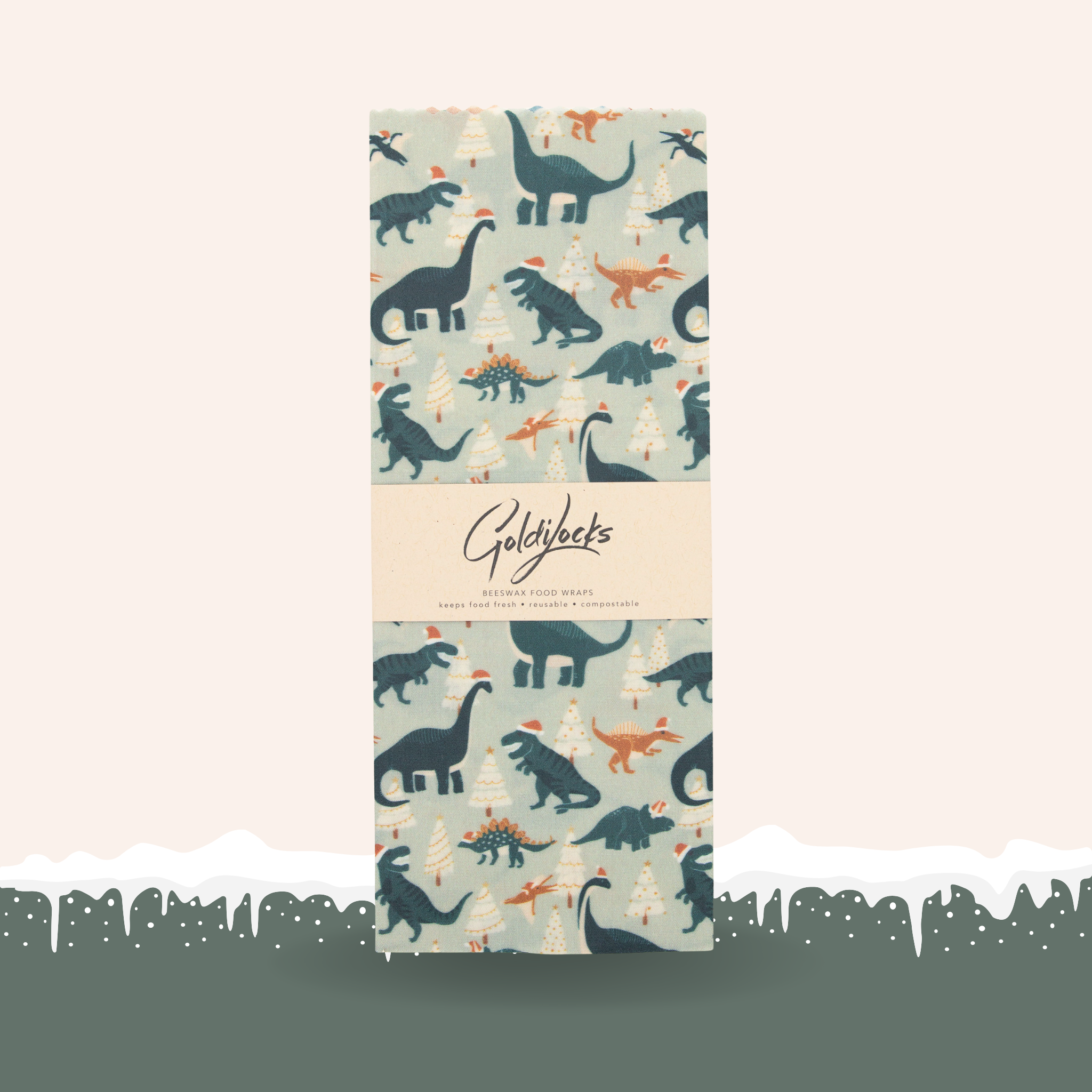 Limited Edition: Christmas Dinosaurs Extra Large