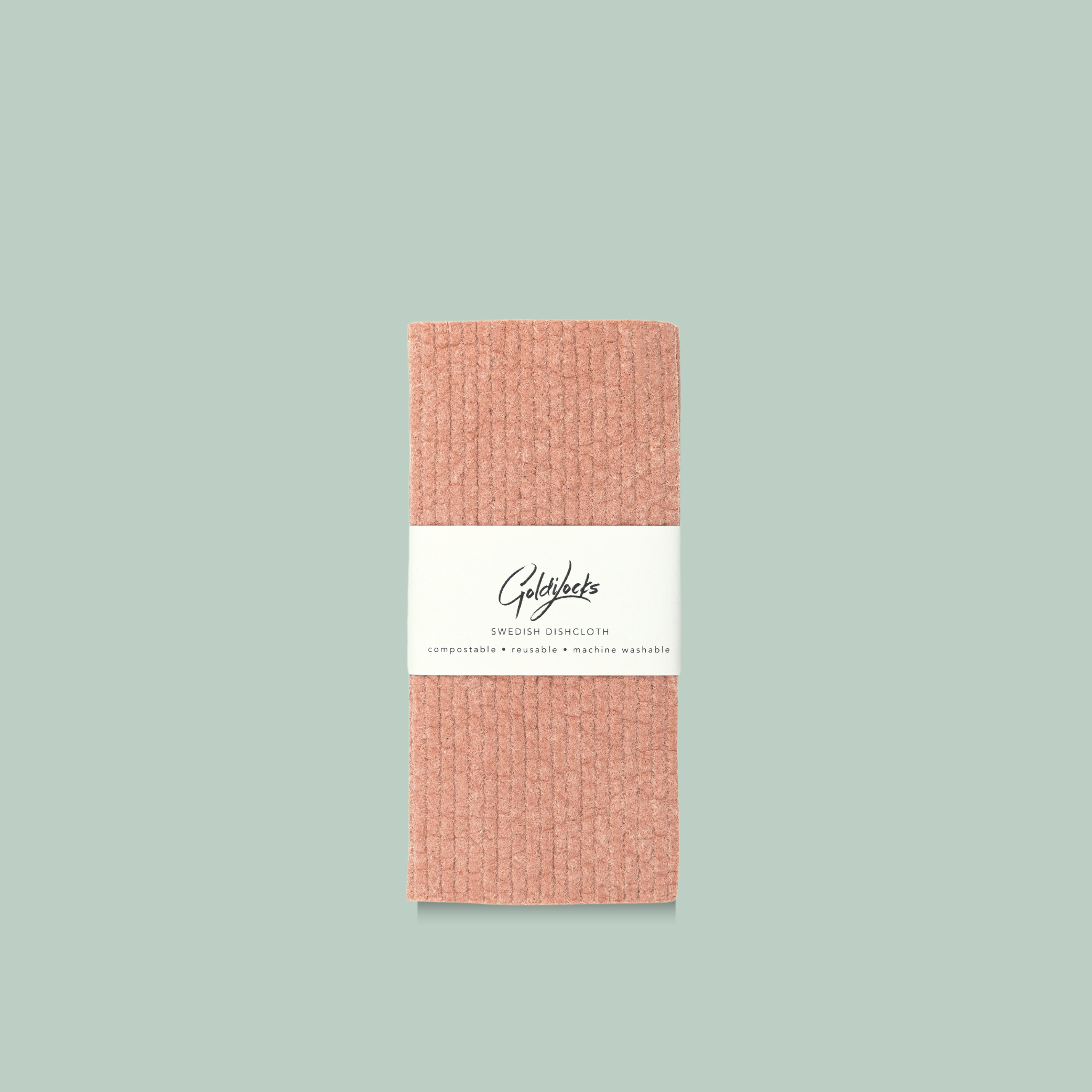 Swedish Dishcloth: Solid Dusty Rose
