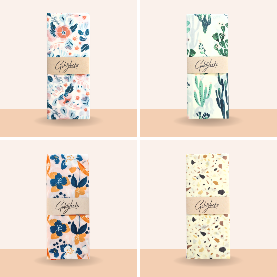 Beeswax Food Wraps: Extra Large Bundle