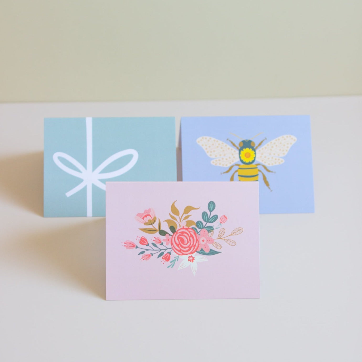 Blank Greeting Card: Set of 3