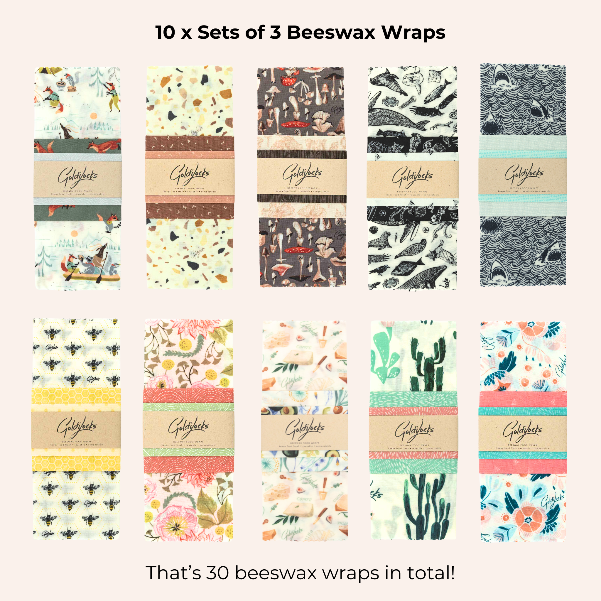 The Ultimate Beeswax Wrap Bundle