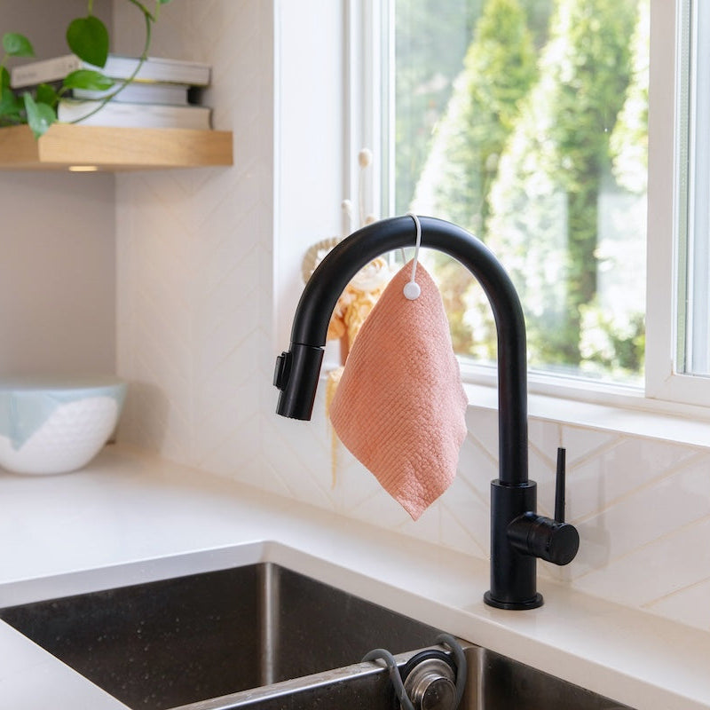 Swedish Dishcloth: Solids Bundle + Magnetic Hanger
