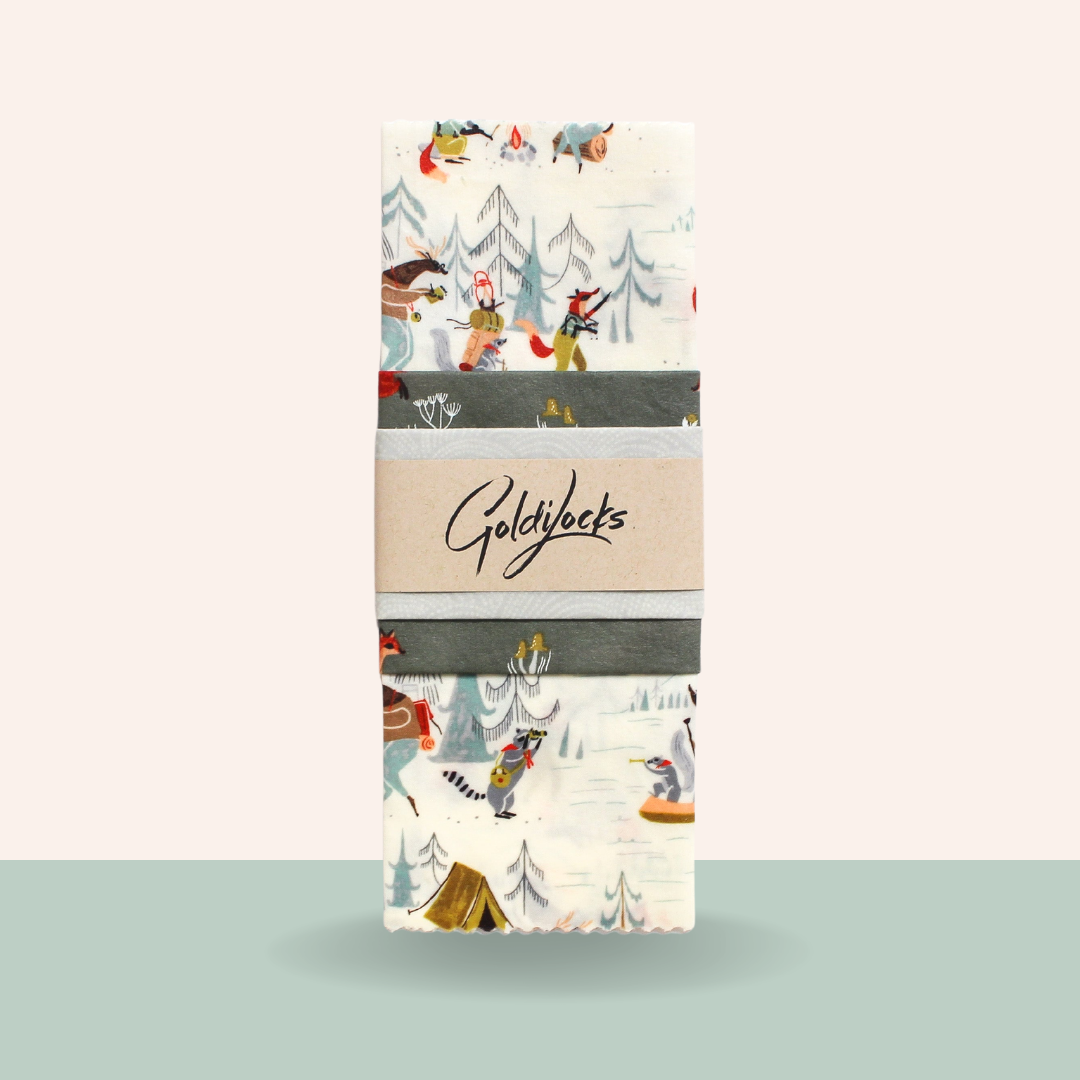 Beeswax Food Wraps: Furry Friends Set Of 3