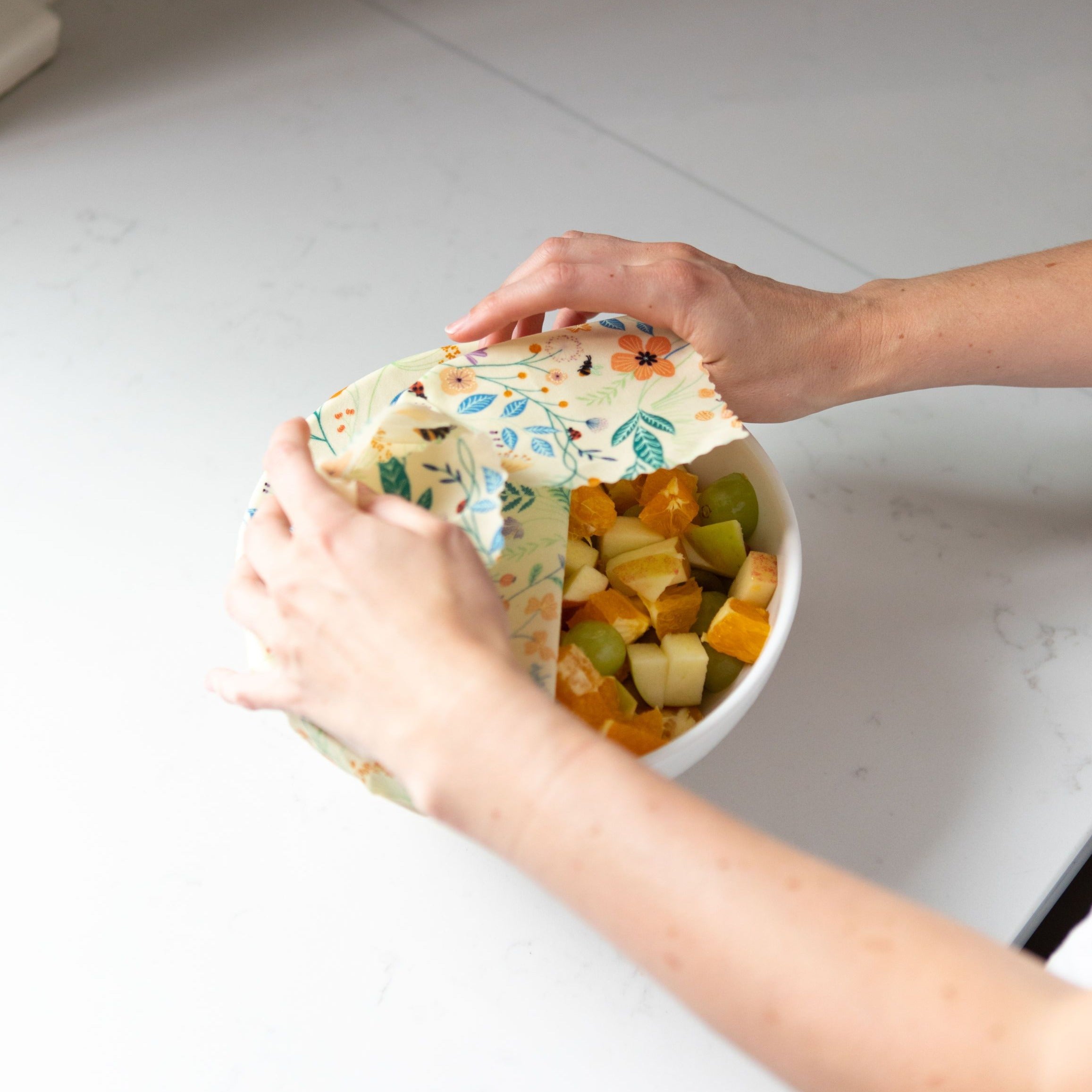 Beeswax Food Wraps: Pollinators Single Medium