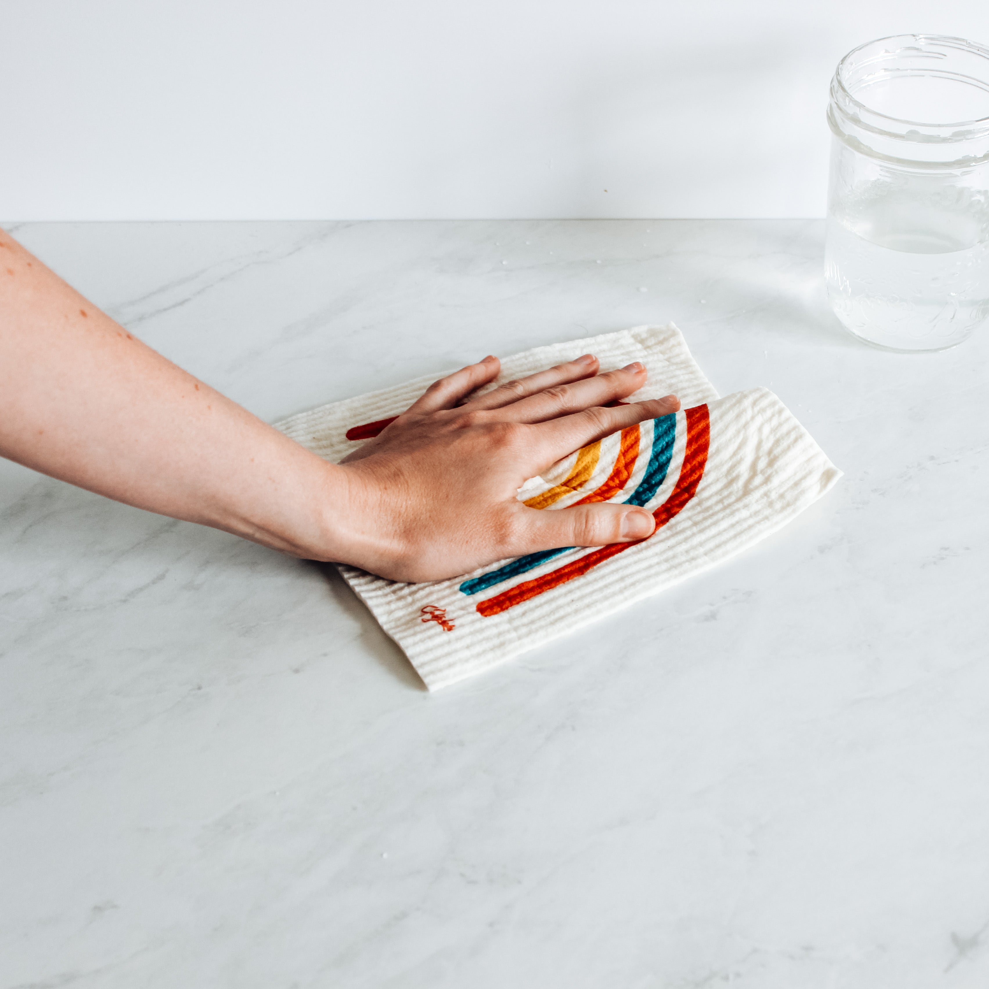 Swedish Dishcloth: Rainbow