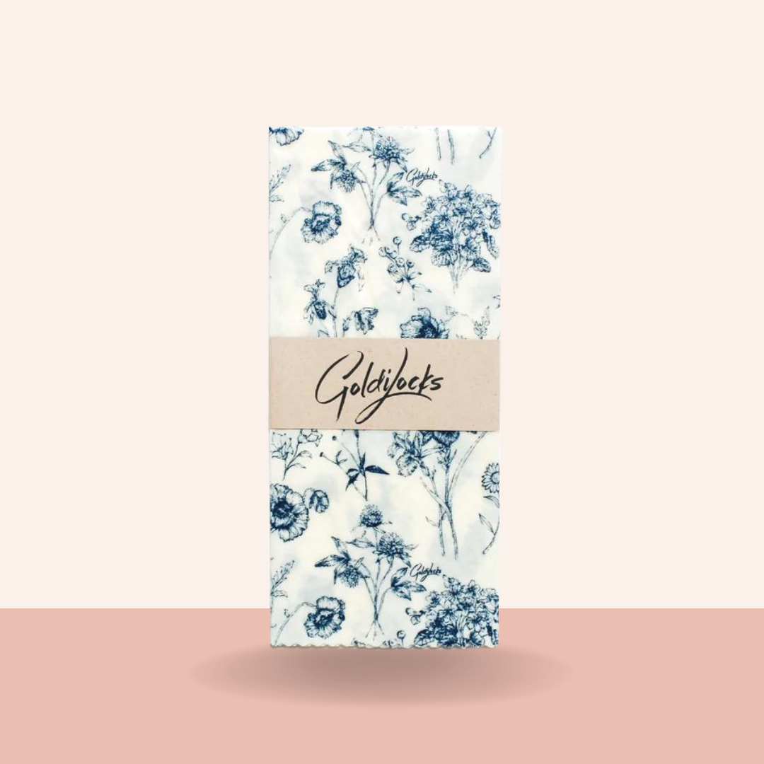 Beeswax Food Wraps: Vintage Botany Single Medium