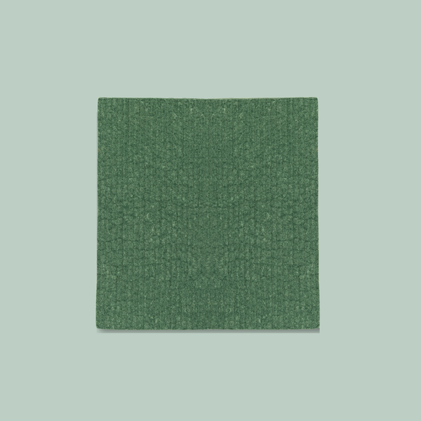 Swedish Dishcloth: Solid Moss Green