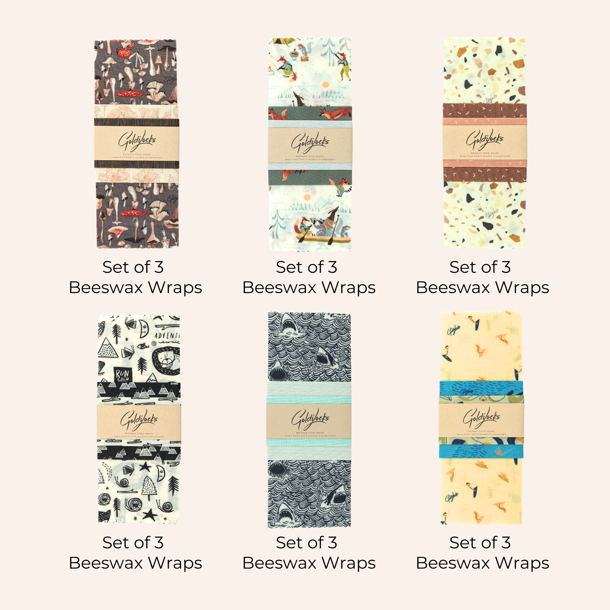 Outdoor Adventure: Beeswax Wrap Bundle