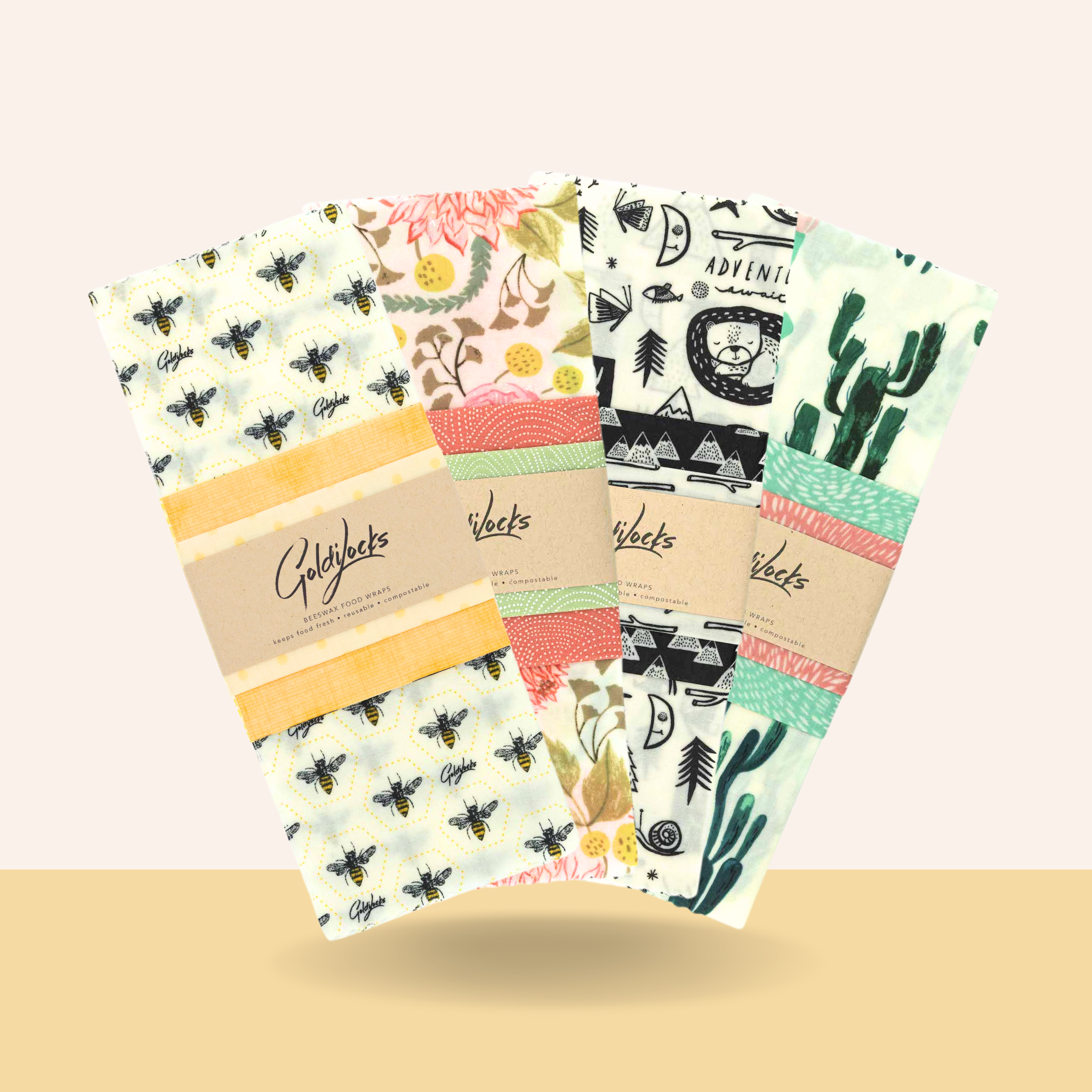Beeswax Food Wraps: Best Sellers Bundle