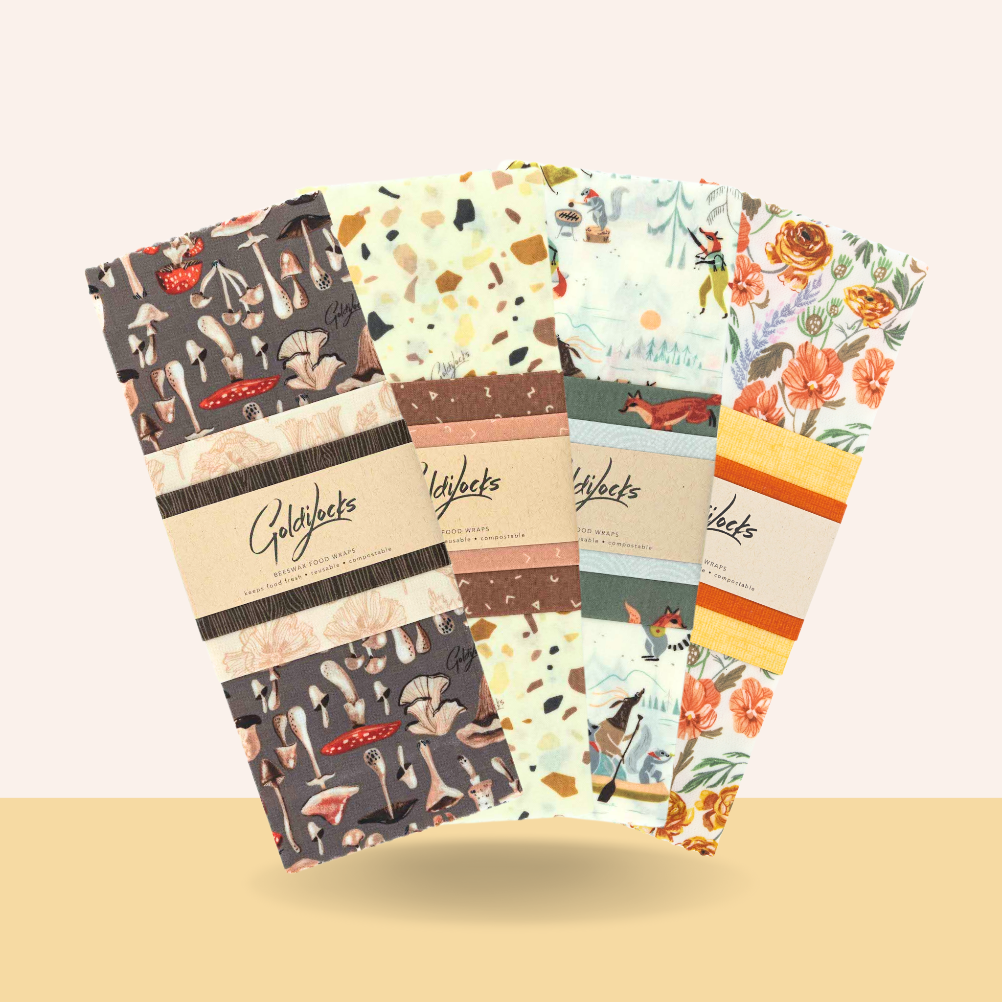 Beeswax Food Wraps: Fall Favorites Bundle