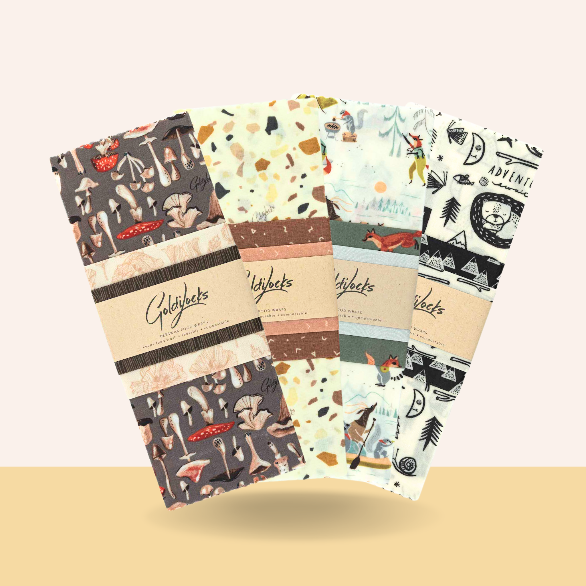Beeswax Food Wraps: Fall Favorites Bundle