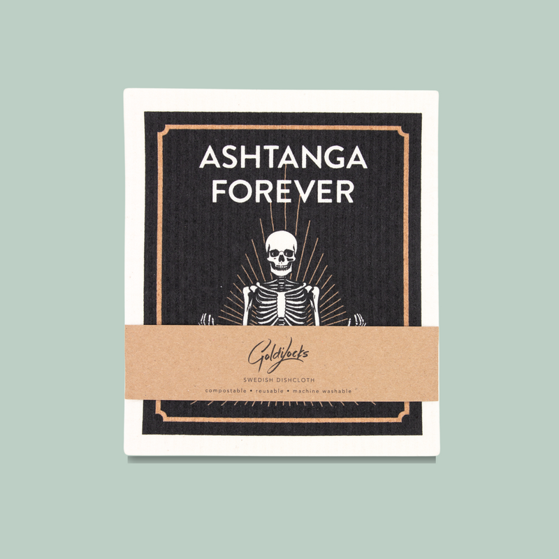 Ashtanga Pair: Swedish Dishcloth & Beeswax Wrap Single Medium