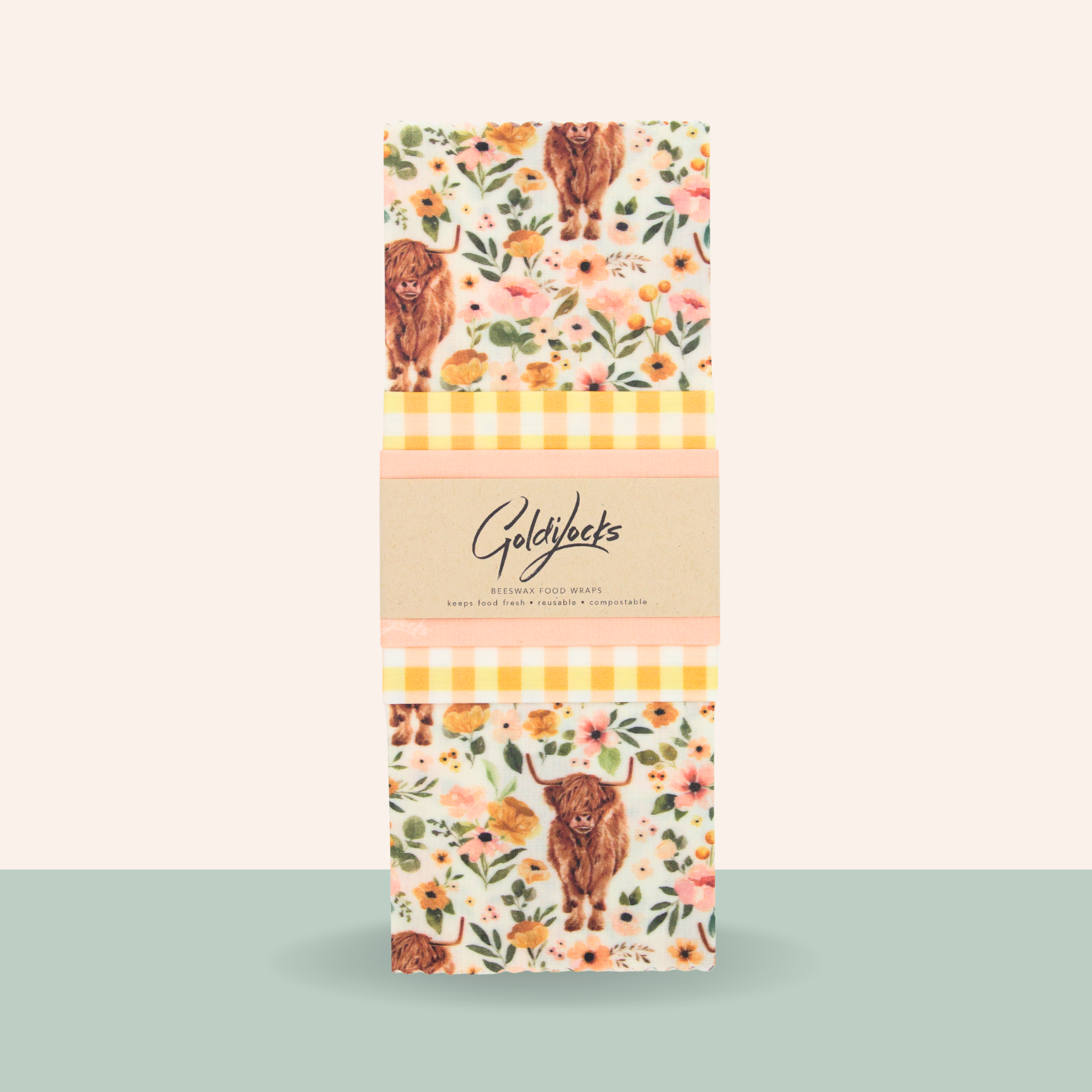 Beeswax Food Wraps: Highland Cows