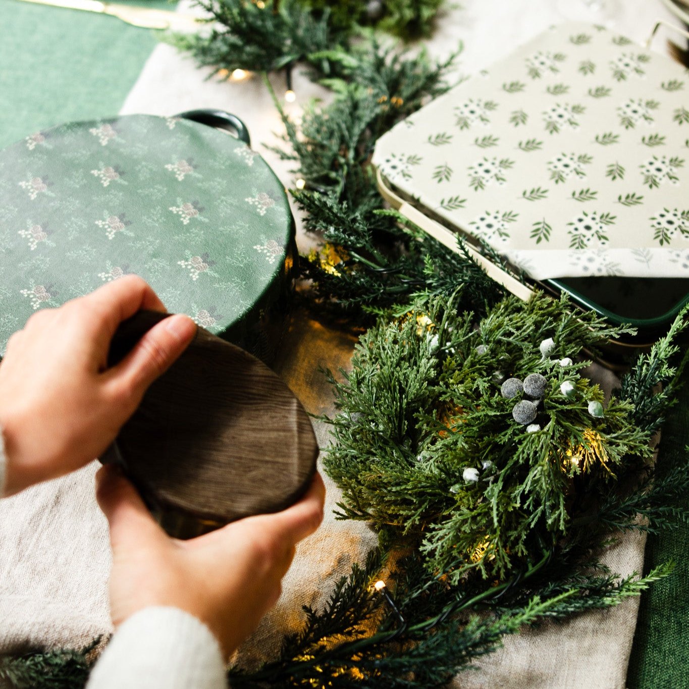 Beeswax Food Wraps: Winter Botanicals Set