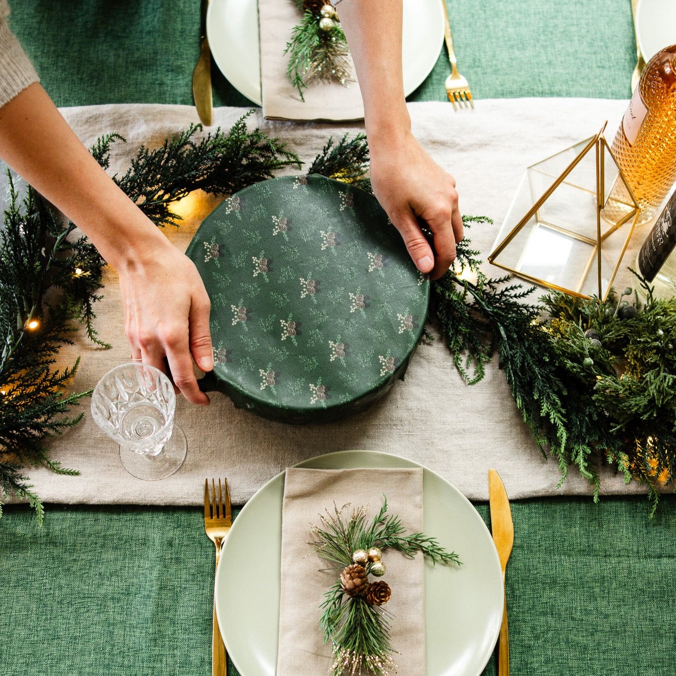 Beeswax Food Wraps: Winter Botanicals Set