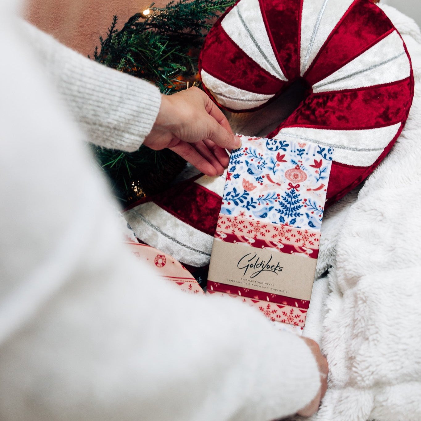 Beeswax Food Wraps: Scandinavian Winter Wonderland Set