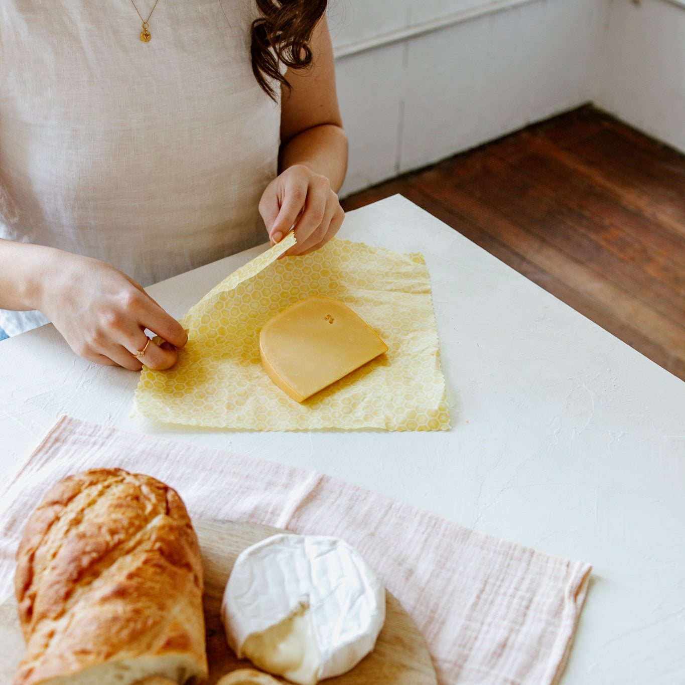 Bee Bundle: Sets of 3 Beeswax Wraps + Swedish Dishcloths