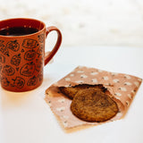 Pumpkin Single Medium Beeswax Wrap
