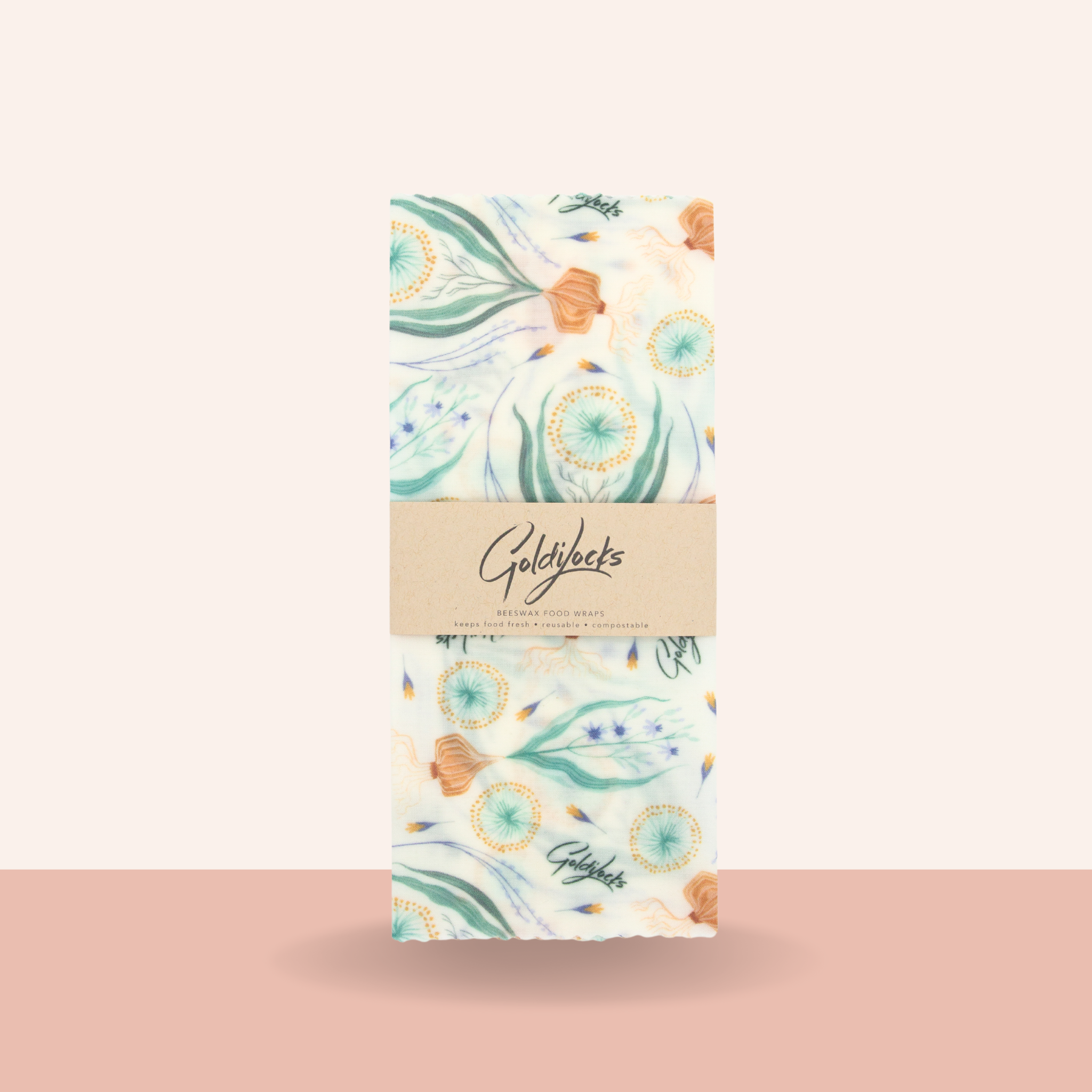 Beeswax Food Wraps: Onion Single Medium