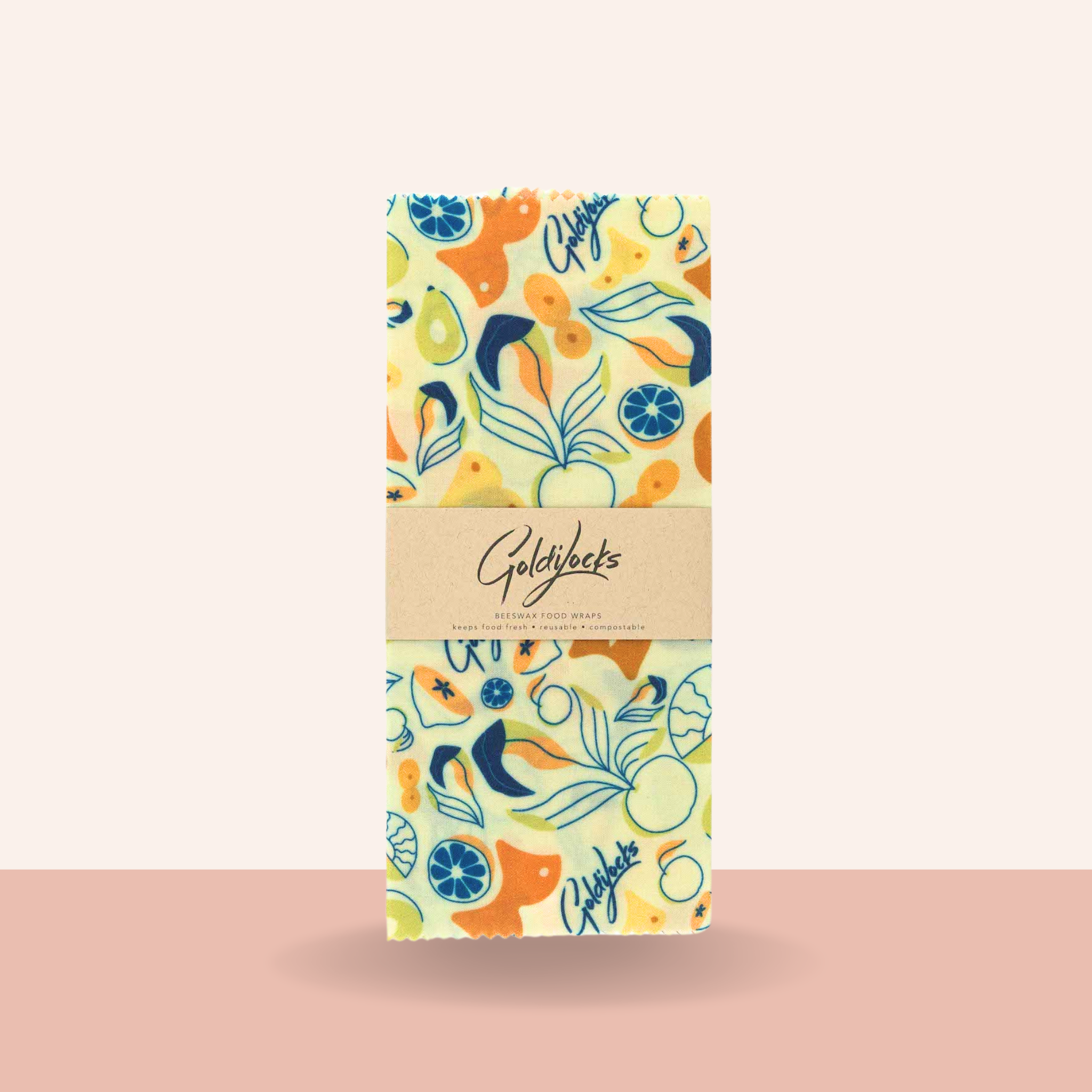 Beeswax Food Wraps: Show Me Your Melons Single Medium