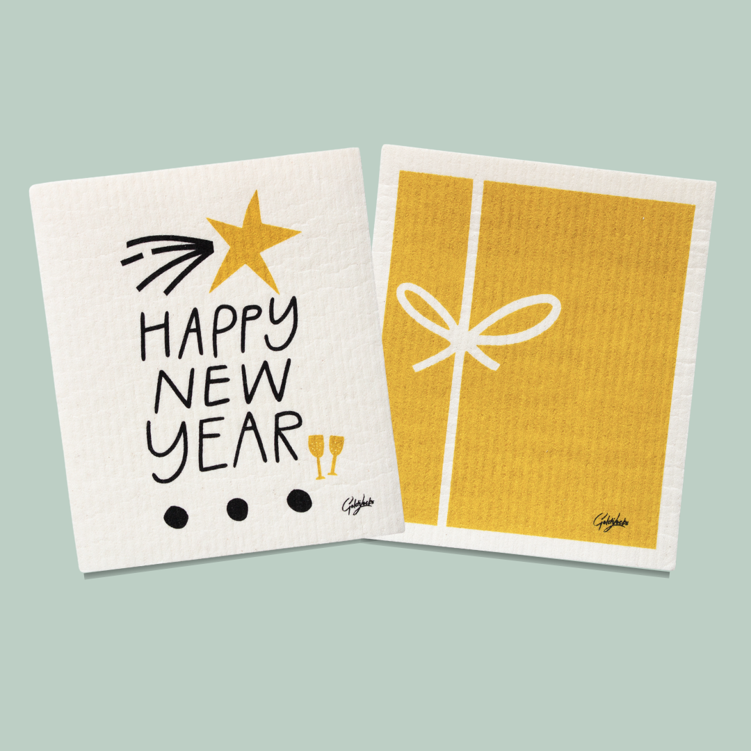 Swedish Dishcloth: New Year's Set