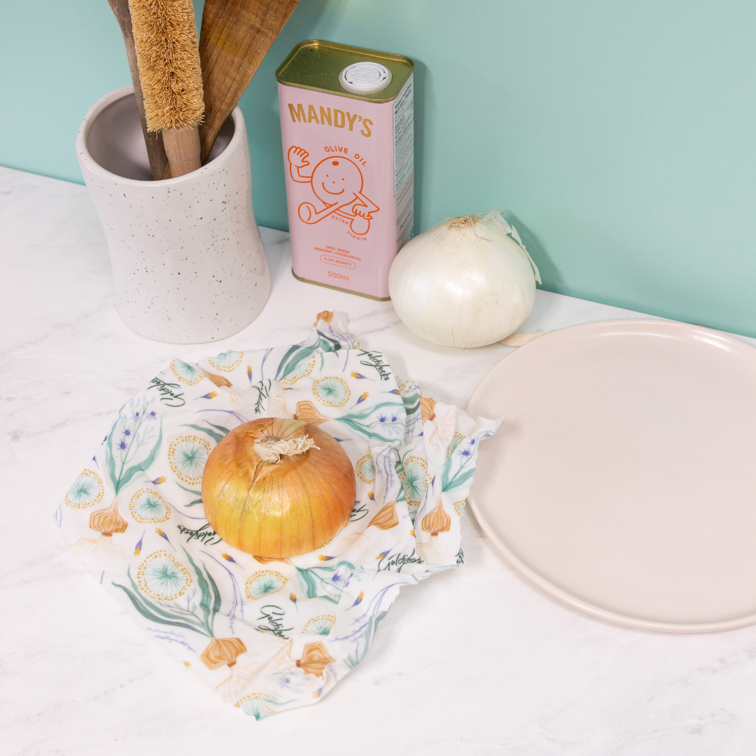 Beeswax Food Wraps: Onion Single Medium