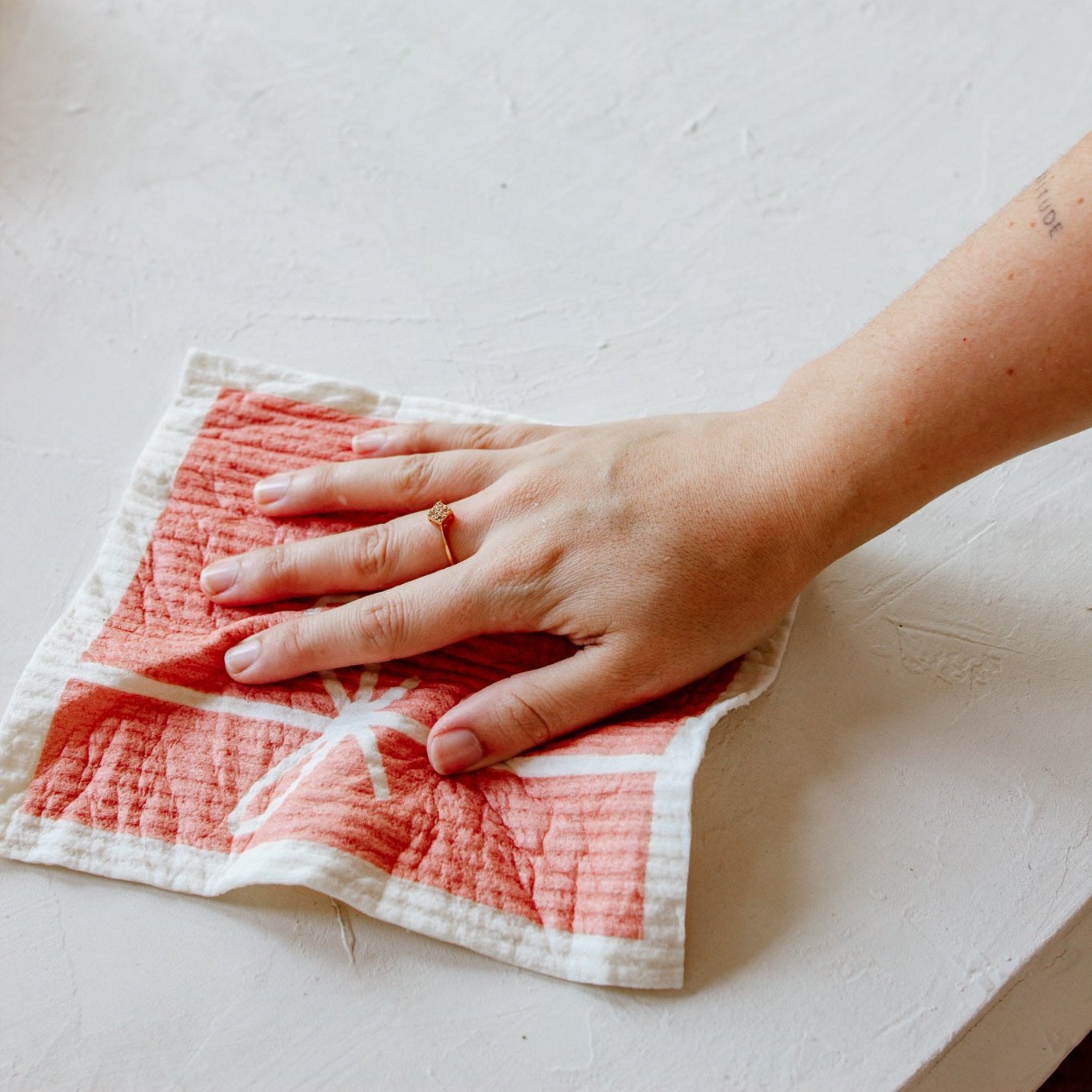 Nutcracker Pair: Set of 3 Beeswax Wraps + Dishcloth