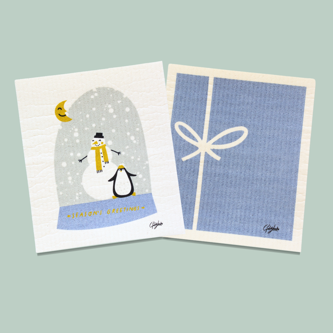 Swedish Dishcloth: Snowman Set