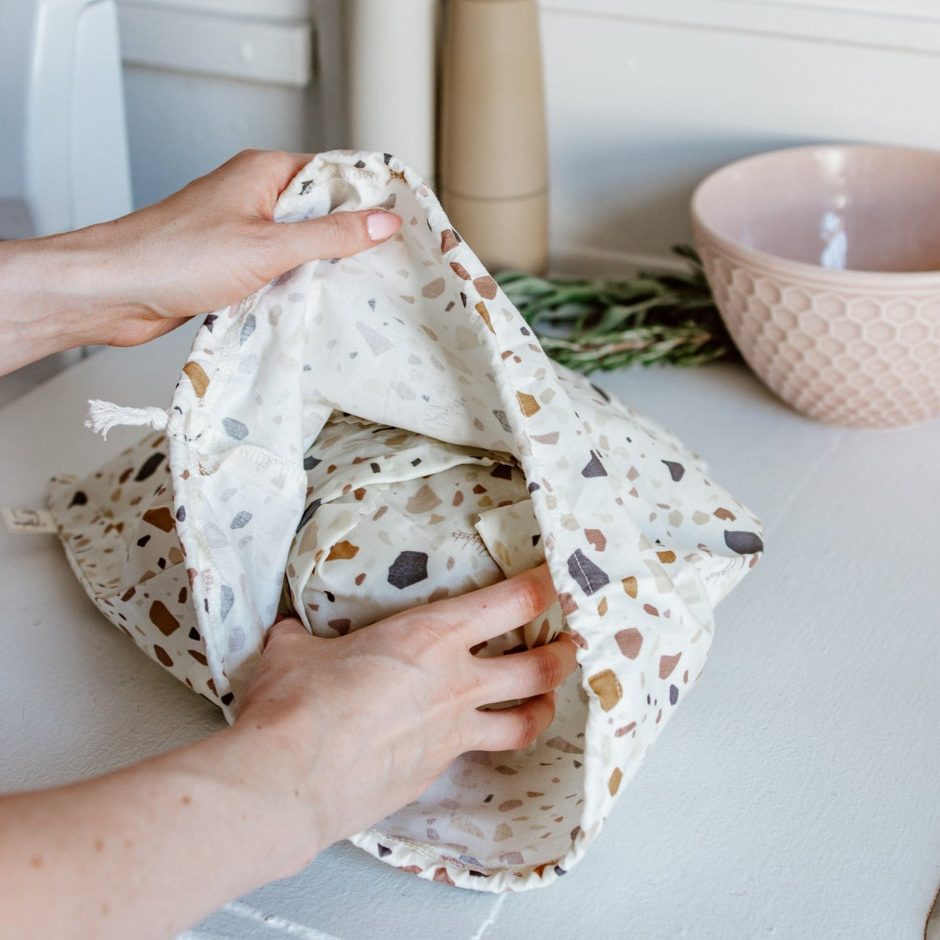 Bread Bag Set: Terrazzo