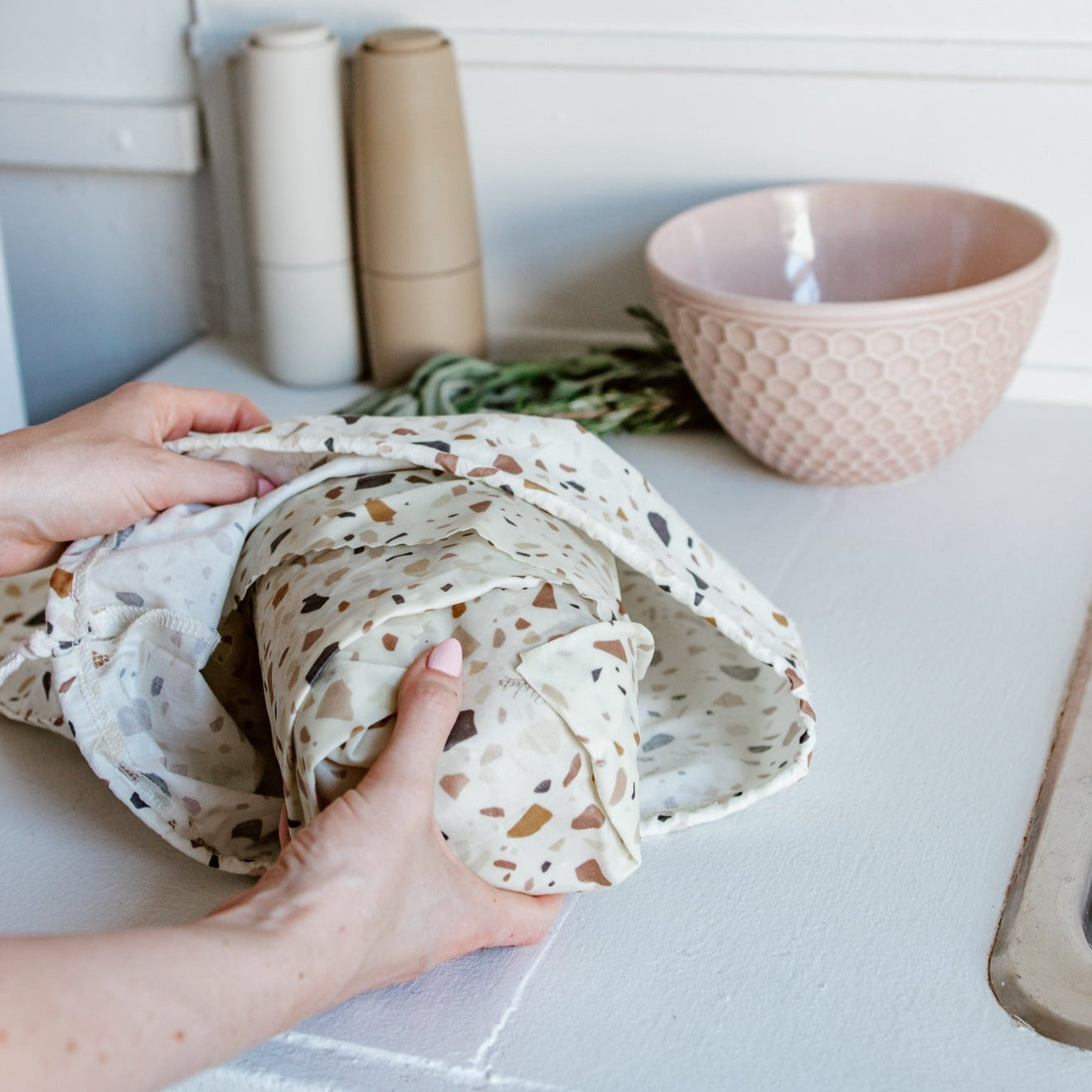 Bread Bag Set: Terrazzo