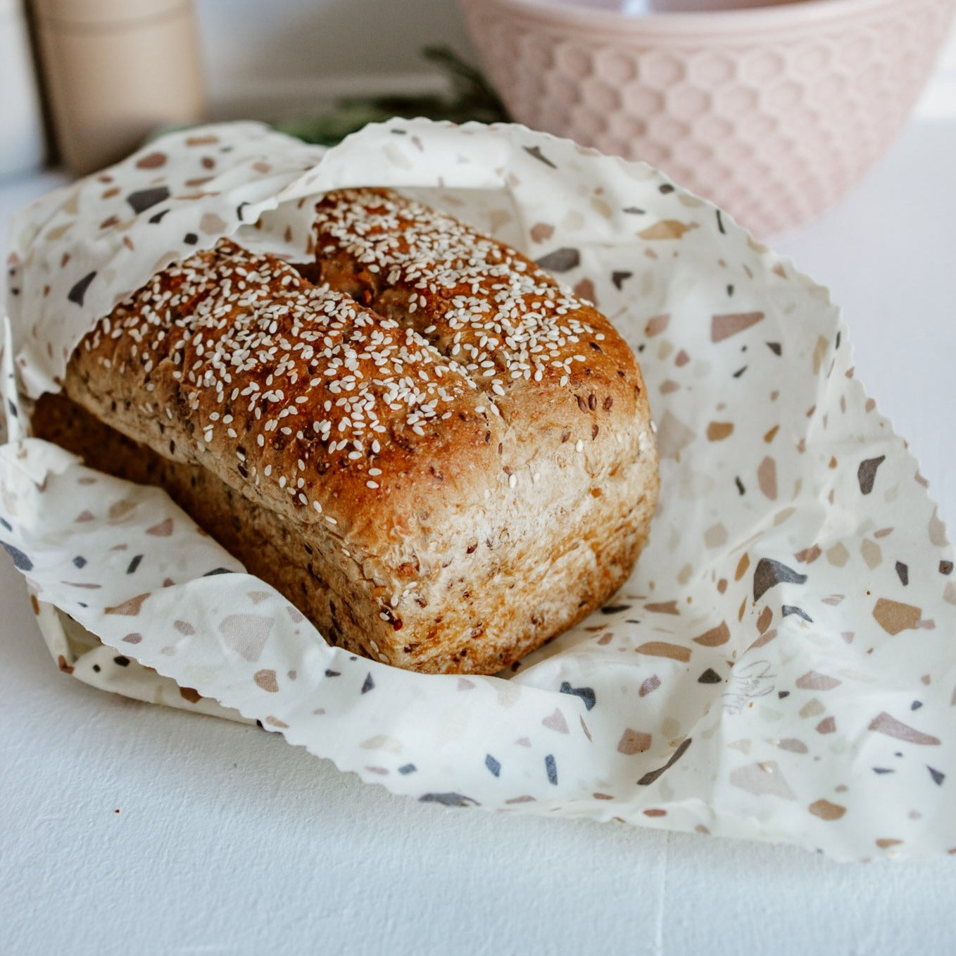 Bread Bag Set: Terrazzo