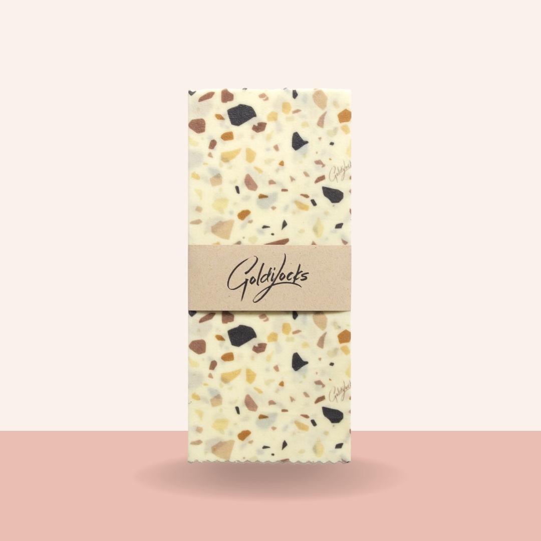 Beeswax Food Wraps: Terrazzo Single Medium