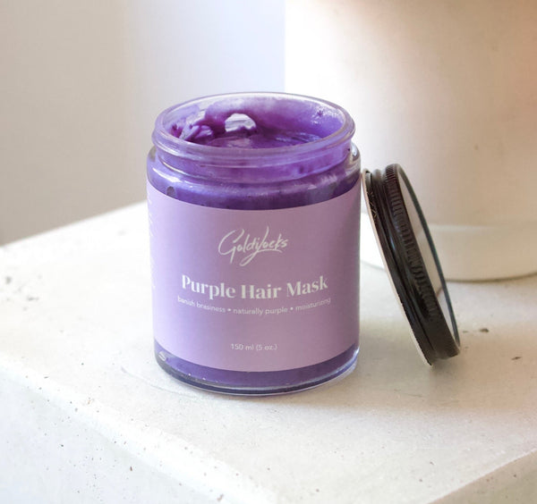 natural purple toning hair mask